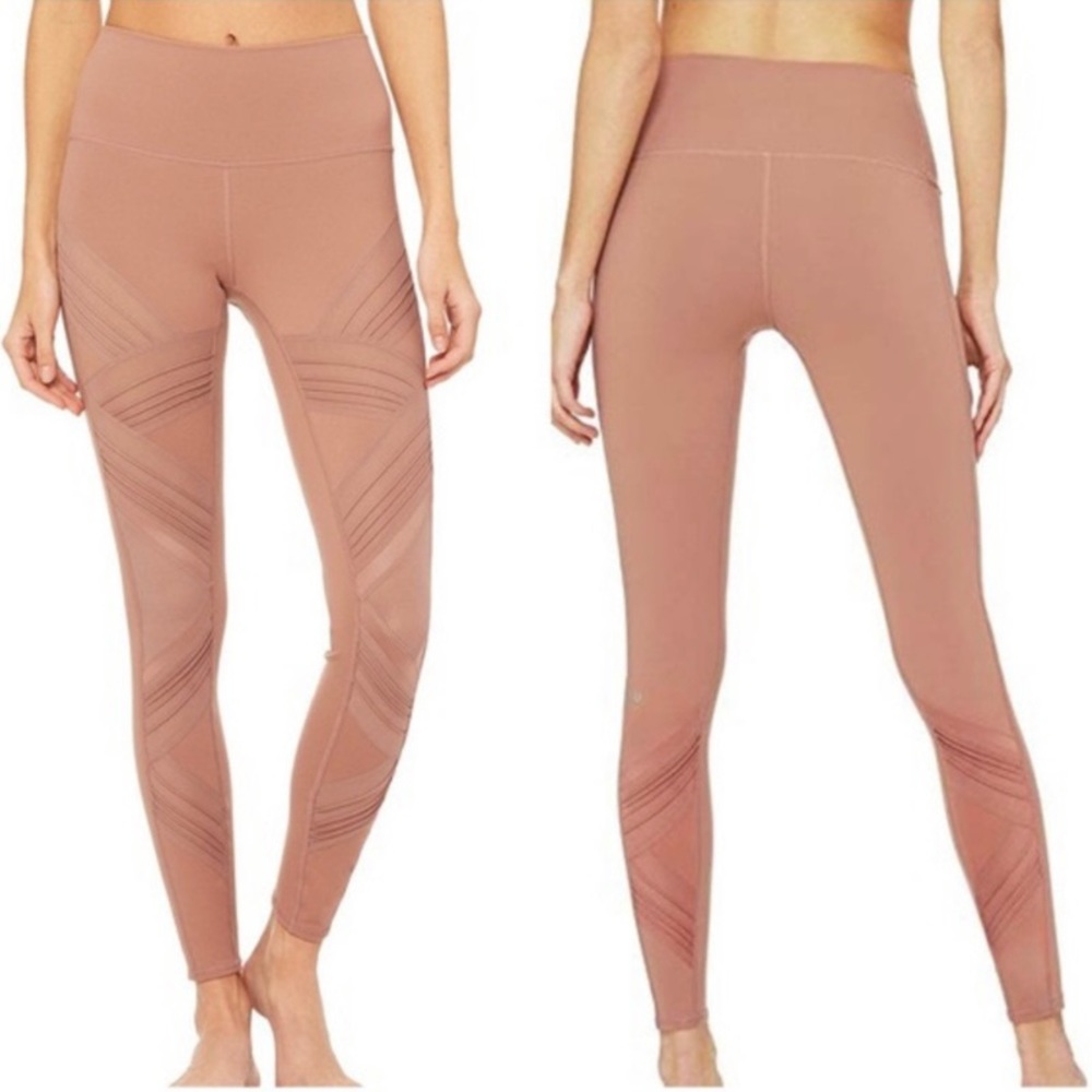 Alo Ultimate High Rise Leggings Pants Yoga Mesh